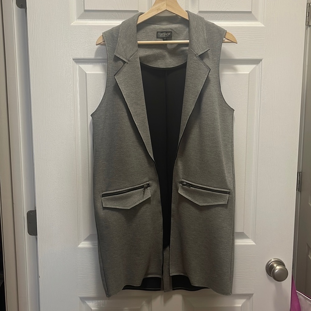 Women’s Top Shop Cardigan Vest Size 6